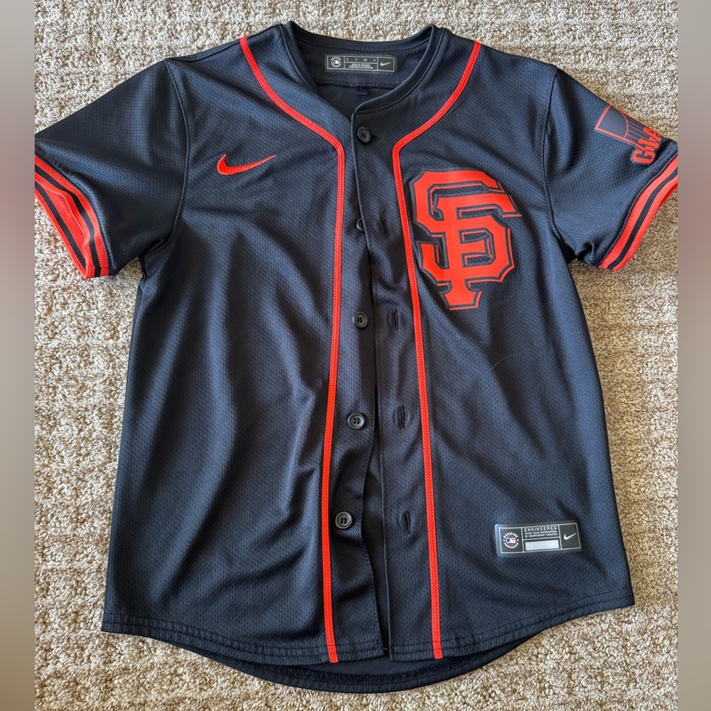Nike youth San Francisco Giants WEBB baseball jersey